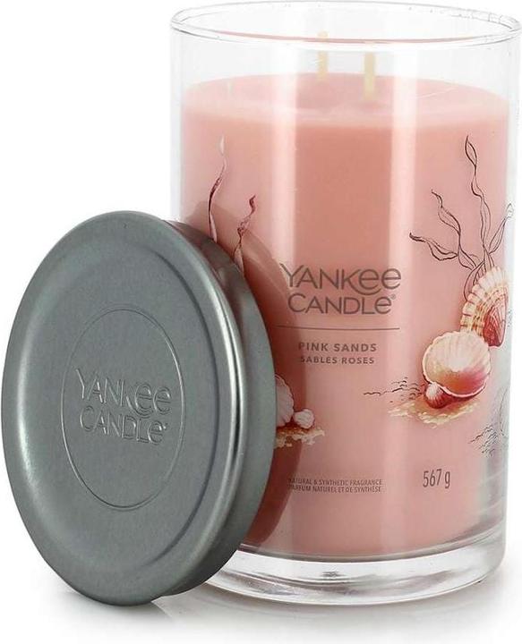 Actual product image Yankee Candle Pink Sands Signature Large Tumbler Scented Candle (567 g)