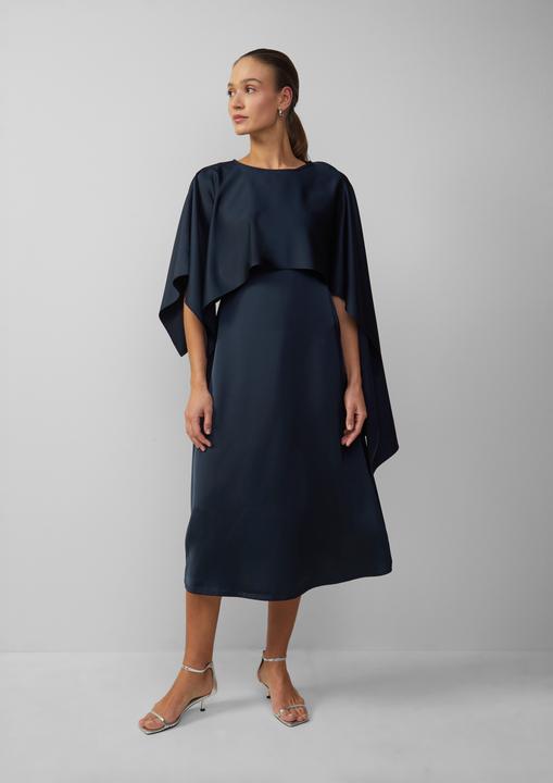 Actual product image S.Oliver Kleid Kurzes Satinkleid mit abnehmbarem Schulterteil (38)