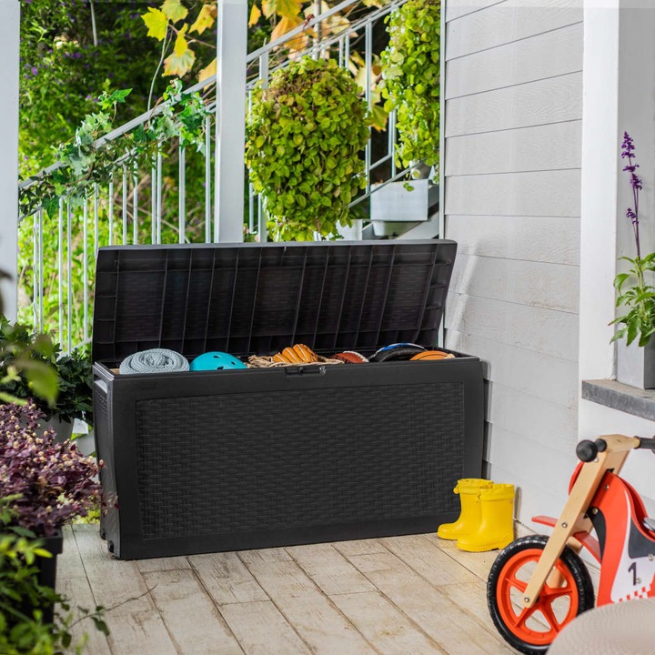 Actual product image Keter Storage box Samoa, colour anthracite, 270l