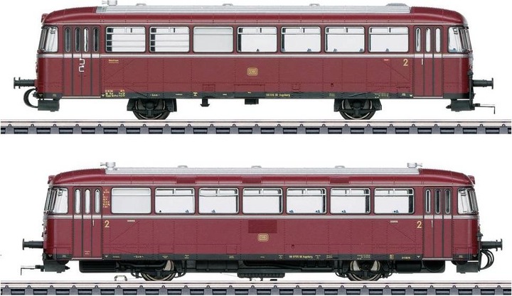 Actual product image Märklin H0 railcar VT 98.9 control trailer VS 98 of the (Track H0)