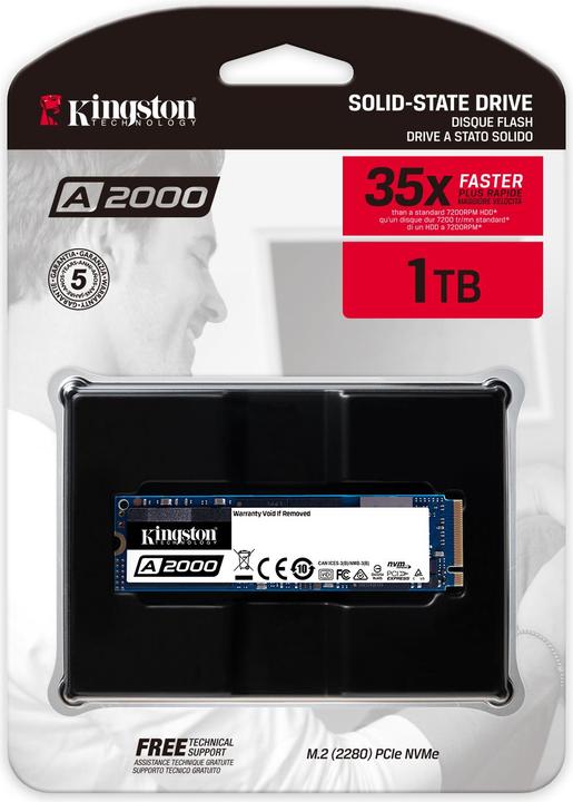 Produktbild Kingston A2000 (1000 GB, M.2 2280)