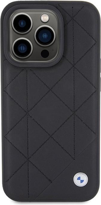 Produktbild BMW BMHCP15X22RQDK iPhone 15 Pro Max 6.7" czarny/black Leather Quilted (Apple iPhone 15 Pro Max)