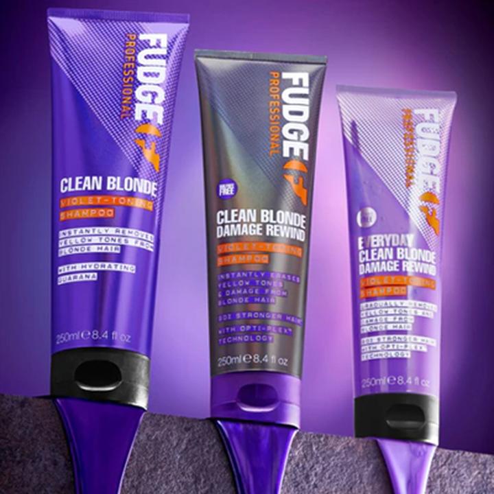 Actual product image Fudge Clean Blonde Violet-Toning (250 ml, Liquid shampoo)