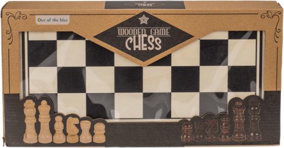Image du produit Out of the blue ootb - Jeu de société en bois, échecs, environ 34 x 34 cm