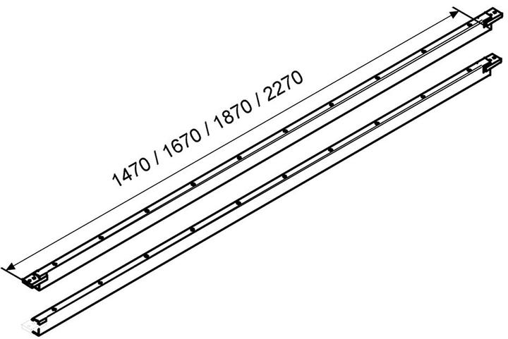 EBB Crossbars to skids for tables and benches