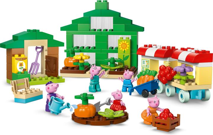Actual product image LEGO DUPLO 10461 Bedstefar Gris' have og drivhus (10461)