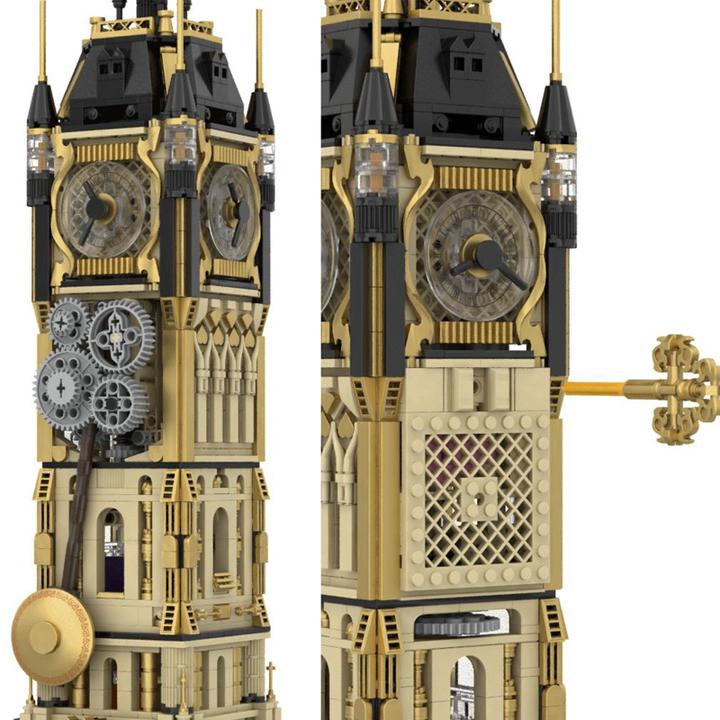 Actual product image Pantasy Steampunk series clock tower