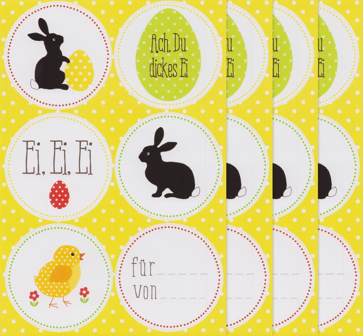 Produktbild Braun + Company Sticker Ostern (4x)