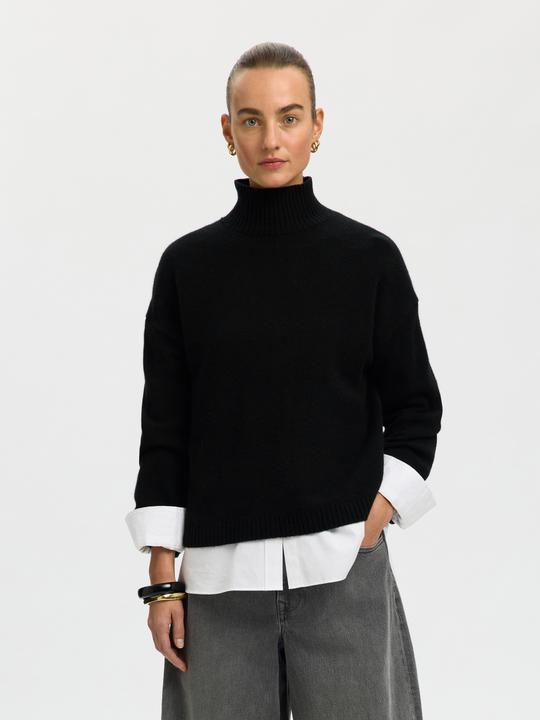 Produktbild Selected Slfcille Ls Knit Lano High Neck Noos (XL)