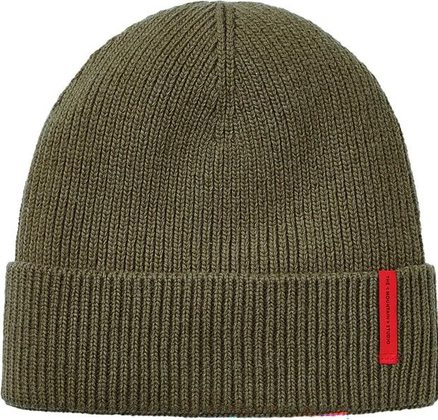Produktbild The Mountain Studio C-8 Cashmere Mix Rib Beanie Winter Moss