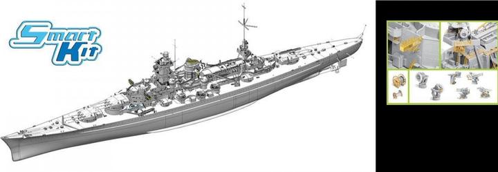 1:350 German Battleship Scharnhorst 1940