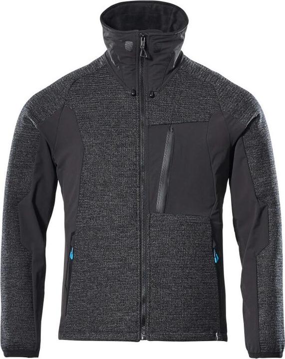 Image du produit Mascot Cardigan "Advanced" noir chiné/noir Gr.S (S)