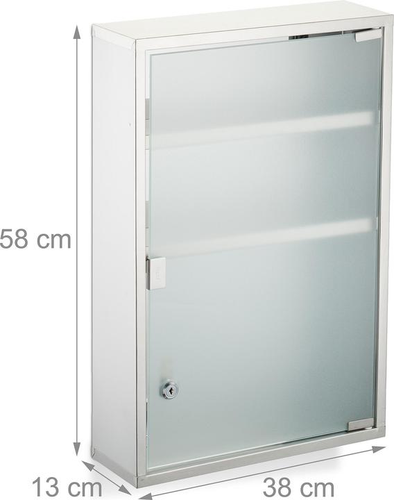 Actual product image Relaxdays Medicine cabinet