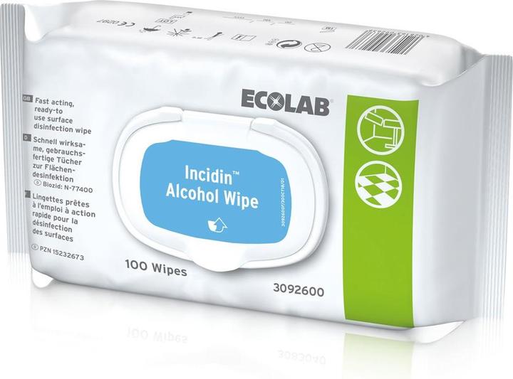 Actual product image Ecolab Alcohol Wipe (498.67 ml)