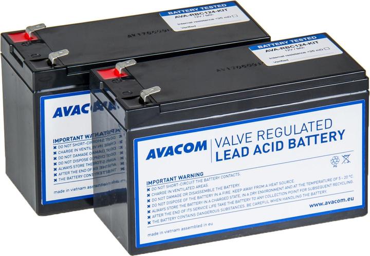 Actual product image Avacom BateriovÃ½ kit AVA-RBC124-KIT nÃ¡hrada pro renovaci RBC124 (2ks bateriÃ)