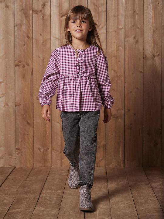Produktbild Vertbaudet Mädchen Mom-fit-Jeans (158)
