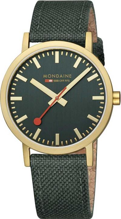 Immagine prodotto Mondaine Classic - von der Natur inspiriert - Ip Gold (Orologio da polso analogico, 40 mm)