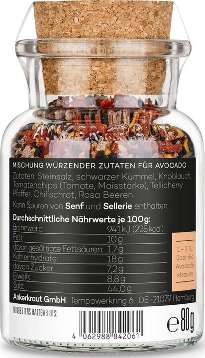 Actual product image Ankerkraut Gewürze Avocado finisher (80 g)