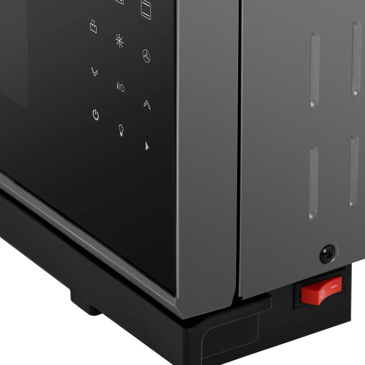 Produktbild Royal Catering Dampfbackofen schwarz Konvektomat Kombidämpfer Backofen mit Dampfgarer 2100 W