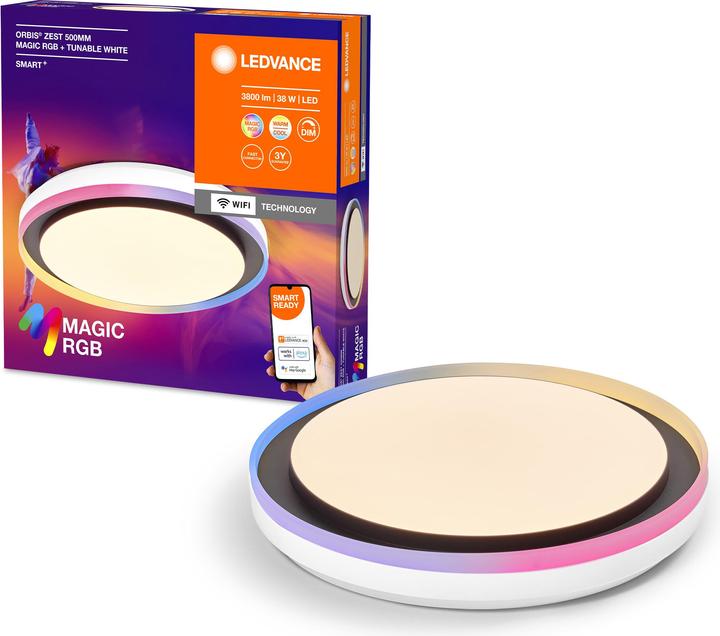 Actual product image Ledvance Smart+ Orbis Ceiling ZEST MAGIC RGB (1050 lm)