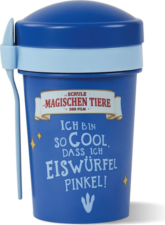 Actual product image Awave The School of Magical Animals Muesli Mug To Go 540 ml rPET | Blue, Juri