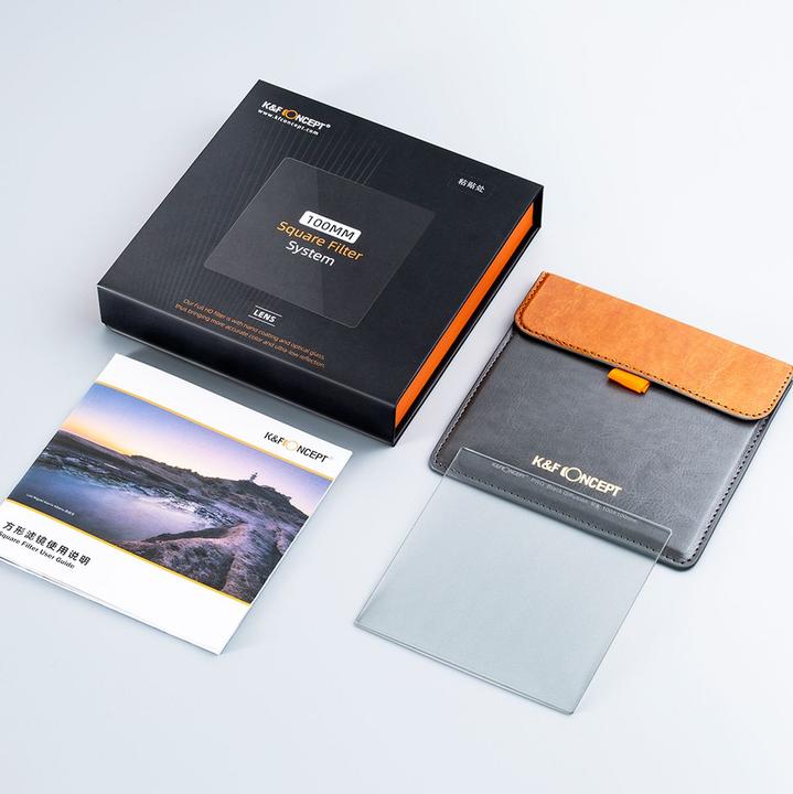 Image du produit K&F Concept Filtre de diffusion Concept 100x100 1/8 noir (100 mm, Filtre Black Mist, 100 mm)