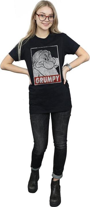Produktbild Snow White Grumpy Poster Baumwolle Boyfriend TShirt (L)