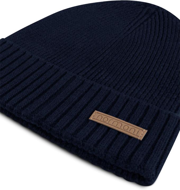 Actual product image Normani Merino wool beanie smooth Yuma - 2212 (One size)