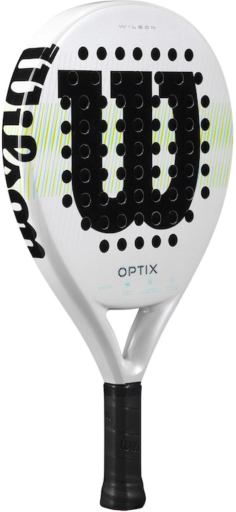 Wilson Padelracket Optix V1 Weiss, Zielgruppe: Erwachsene, Kinder