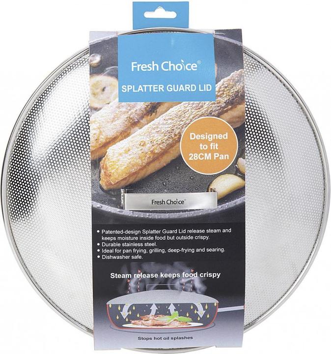 Image du produit Fresh Choice Couvercle anti-éclaboussures 28cm (28 cm, Métal)