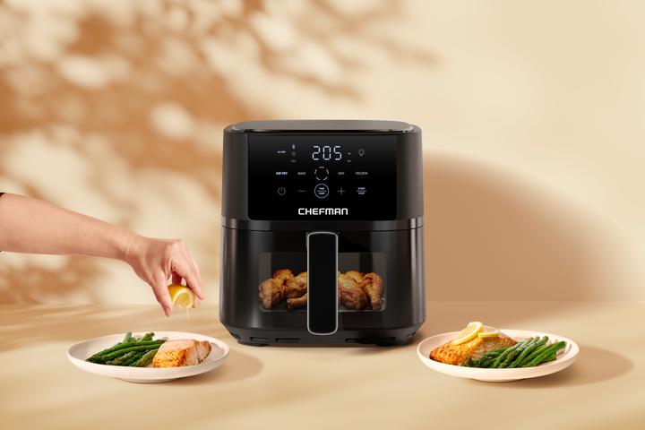 Actual product image Chefman TurboFry Touch - 3.8 litre hot air fryer with viewing window
