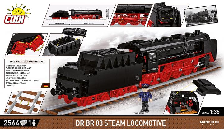 Actual product image Cobi Steam locomotive