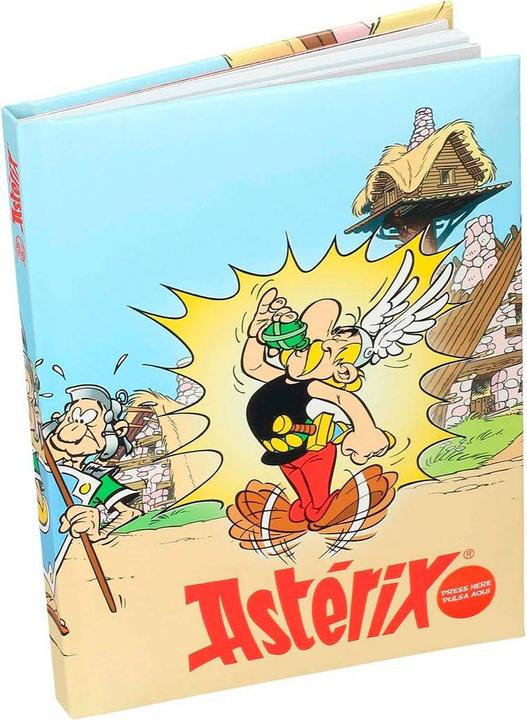 Image du produit SD Toys Asterix : Astérix - Notice Book with light function (A5, À rayures)