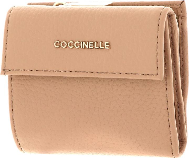 Actual product image Coccinelle Metallic Soft Mini Wallet Grainy Leather