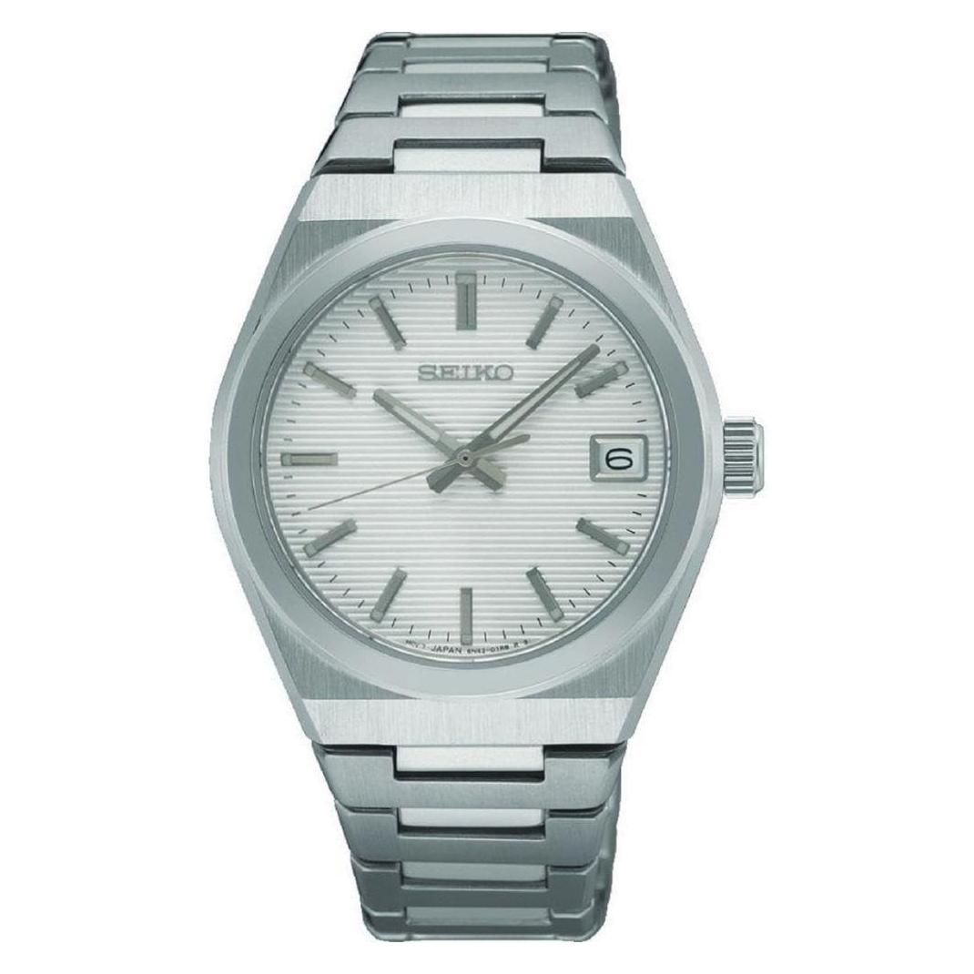 Seiko, Horloge, Serie SUR573P1, Zilver, (Analoog Horloge, 40 mm)