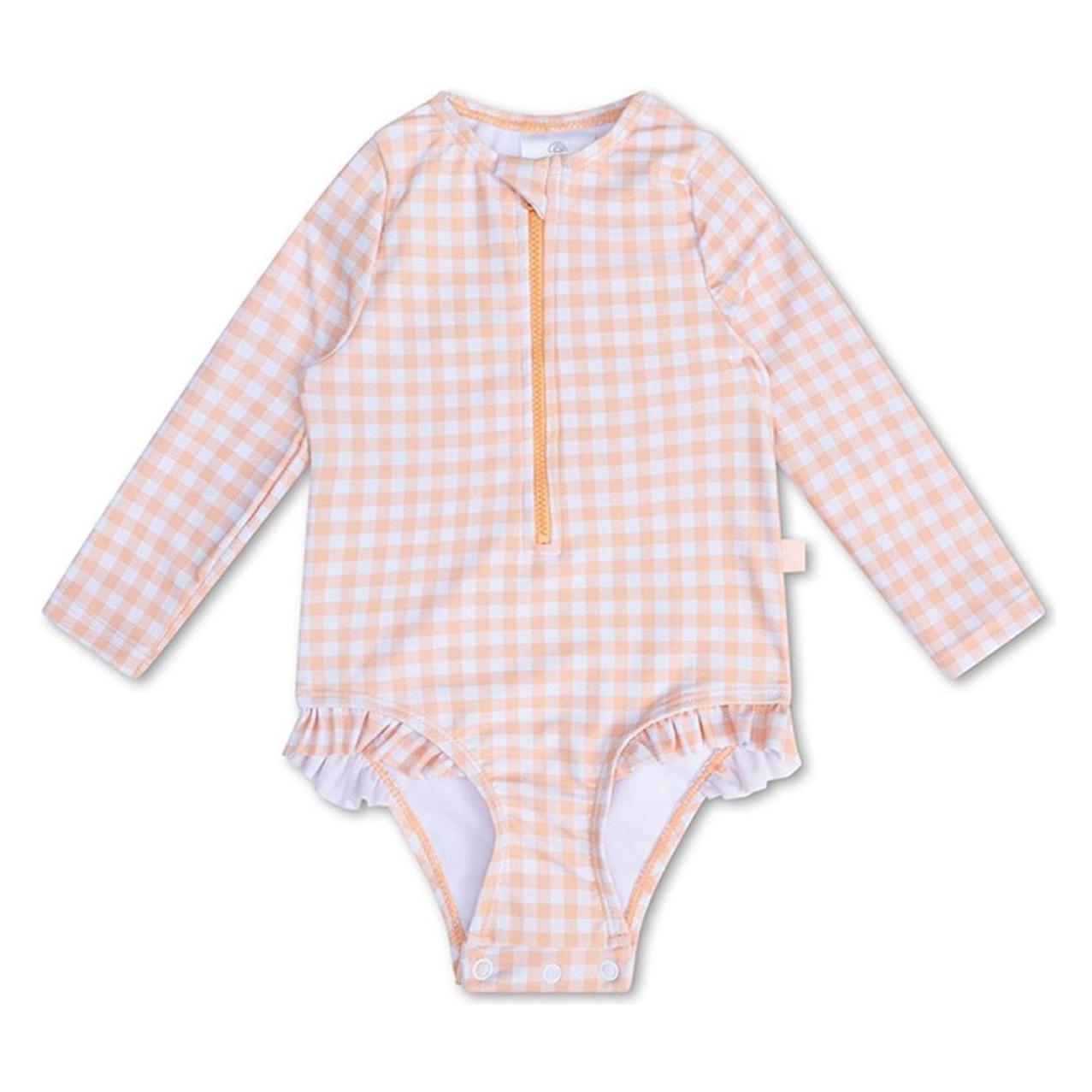 Swim Essentials, Mädchen, Badeanzüge, Schwimmanzug Mädchen 98/104 Apricot, Orange, (104, 98)