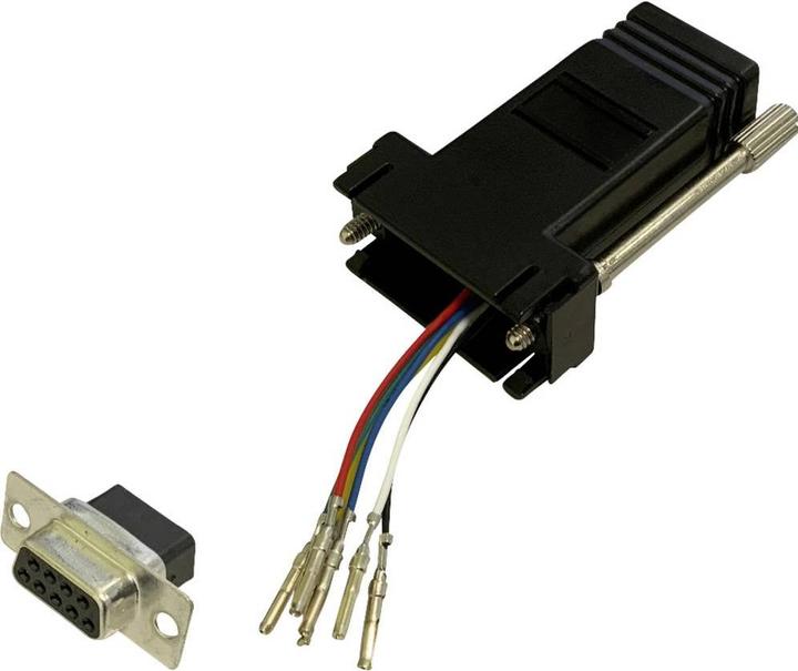 Actual product image BKL Electronic 10121101 Adapter D-SUB socket 9pol. - RJ12 socket 1 pc. single