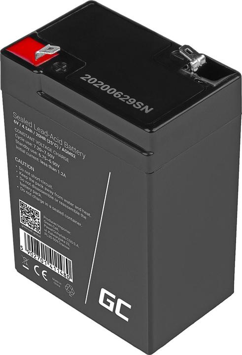 Immagine prodotto GreenCell AGM02 (6 V, 4.50 Ah)
