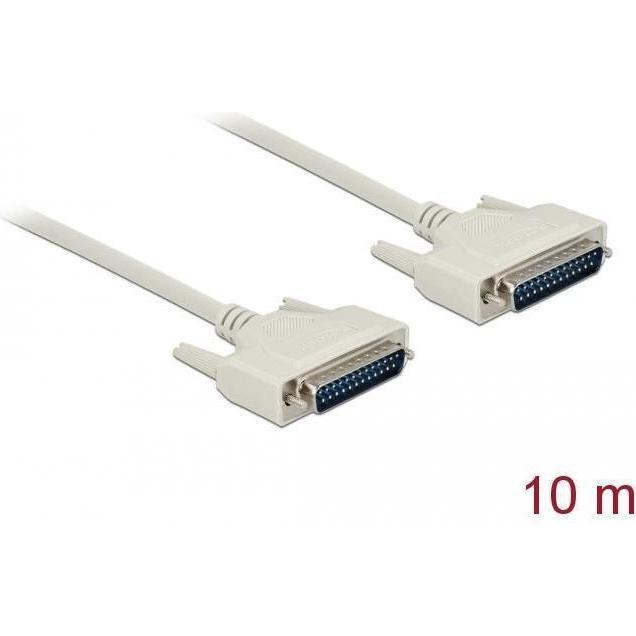 Thumbnail - Delock Serielles Kabel D-Sub 25 Stecker zu Stecker 10 m (10 m, VGA), Schnittstellenkabel
