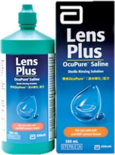 Actual product image Lens Plus OcuPure (Saline solution, 360 ml)