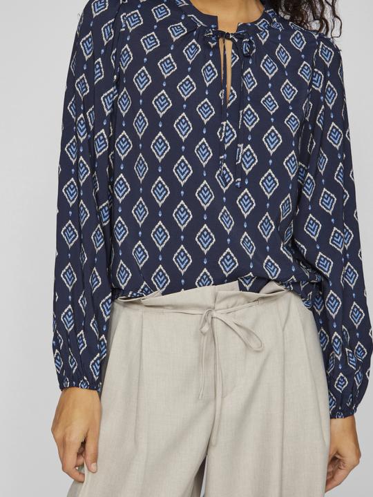 Produktbild Vila Gemustertes Oberteil mit langen Ärmeln (34)