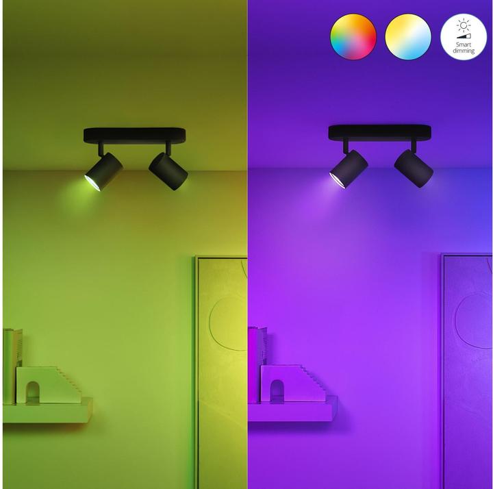 Image du produit WiZ Tunable White & Color (GU10, 4.70 W, 345 lm, 2 x, F)