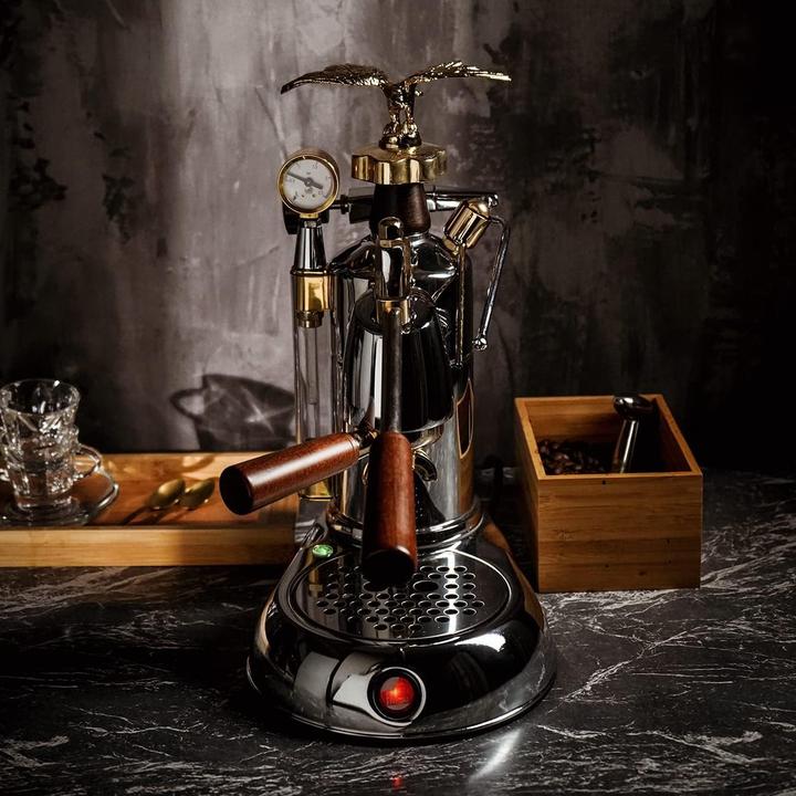 Produktbild La Pavoni LPLEXP01EU, Espressomaschine Expo 2015, Chrome/or