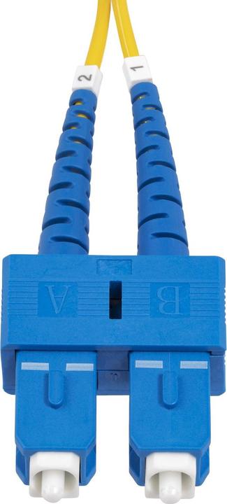 Immagine prodotto StarTech com Cavo in fibra ottica duplex monomodale OS2 da SC a SC (UPC) da 5m, 9/125µm, 40G/100G, I (CAT7, 5 m)