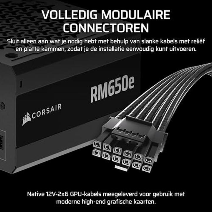 Actual product image Corsair RM650e (650 W)