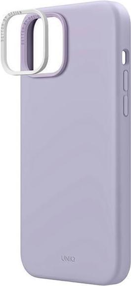 Actual product image Uniq etui Lino iPhone 14 Plus 6.7" lilac/lilac lavender (Apple iPhone 14 Plus)