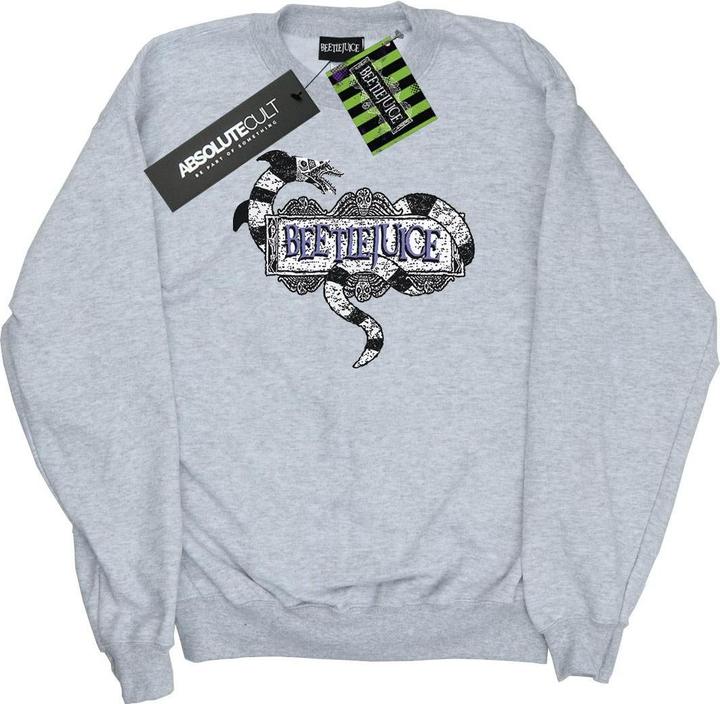 Produktbild Beetlejuice Sandwurm Logo Baumwolle Sweatshirt (S)