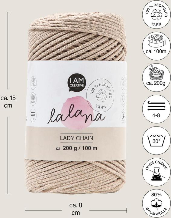 Actual product image Lalana Lady Chain (100 m)