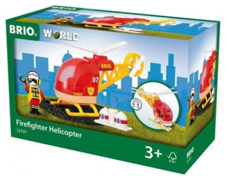 Actual product image Brio Fire Brigade Helicopter