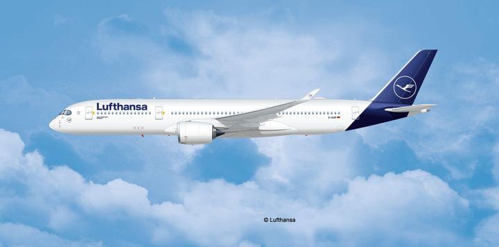 Actual product image Revell Airbus A350-900 Lufthansa New Livery